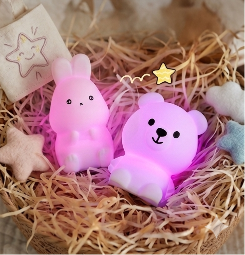 Mini lampara oso-conejo