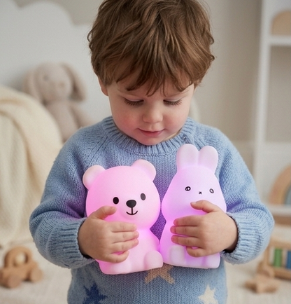 Mini lampara oso-conejo