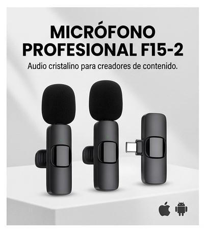 Micrófono K9 Inalámbrico 2en1