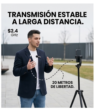 Micrófono K9 Inalámbrico 2en1