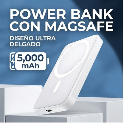 Power Bank Magnética con tecnología MagSafe
