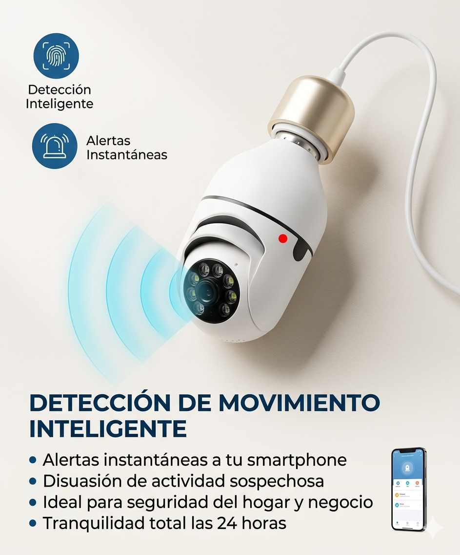 CAMARA BOMBILLO 360 WiFI