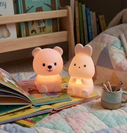 Mini lampara oso-conejo