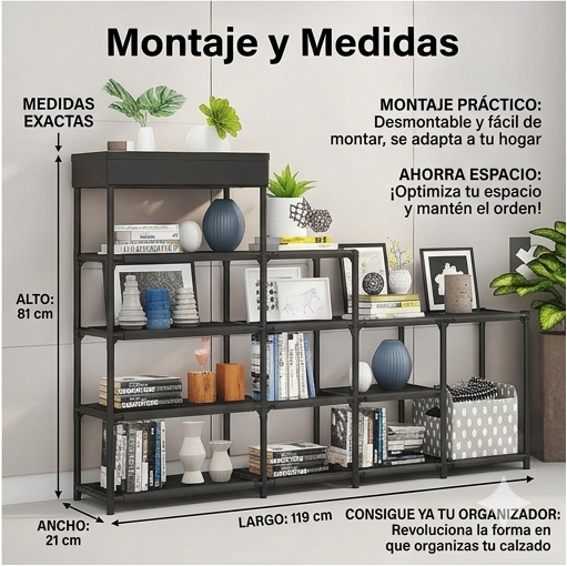 Organizador / Zapatero 5 Niveles