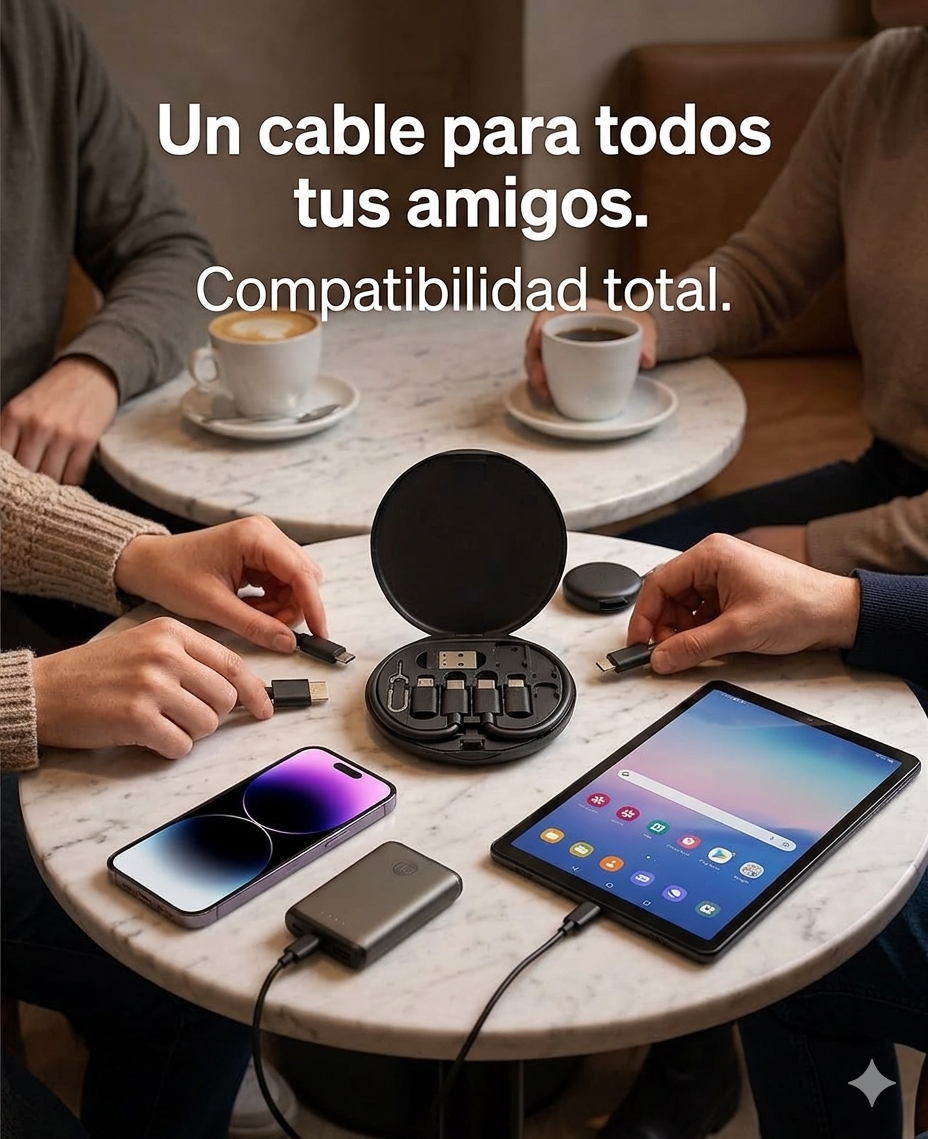 Cargador POWERTRIP 3en1